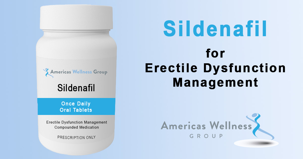 Sildenafil for erectile dysfunction management