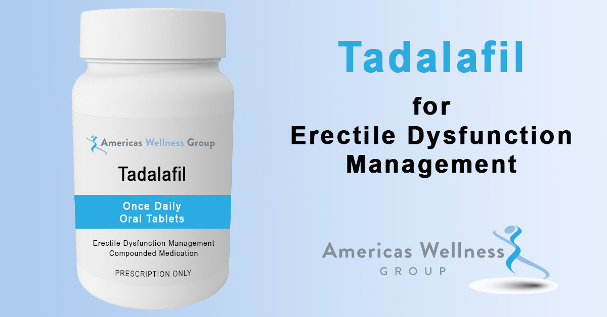 Tadalafil for erectile dysfunction management